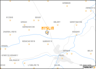 map of Mysʼlin