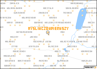 map of Myśliwczów Pierwszy