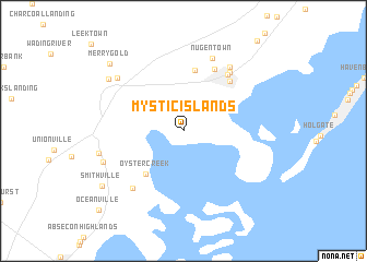 map of Mystic Islands