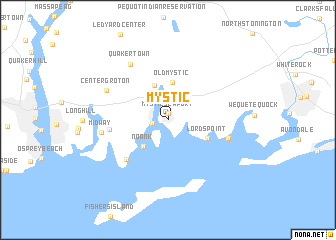 map of Mystic