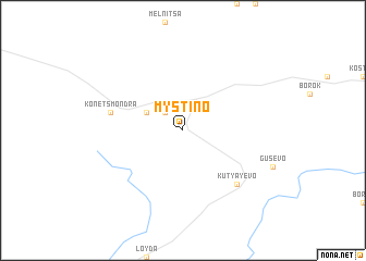 map of Mystino