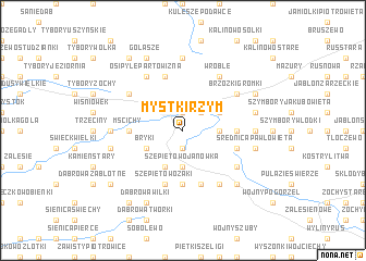 map of Mystki-Rzym