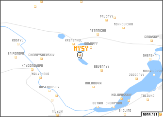 map of Mysy