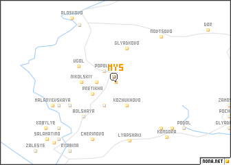 map of Mys