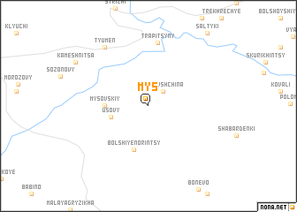 map of Mys