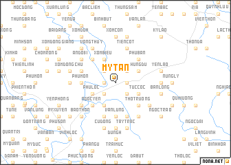 map of Mỹ Tân