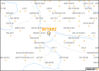 map of Mytarz