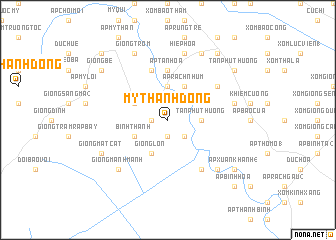 map of Mỹ Thạnh Ðông