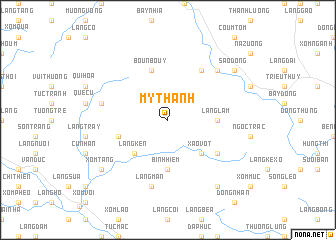 map of Mỹ Thành