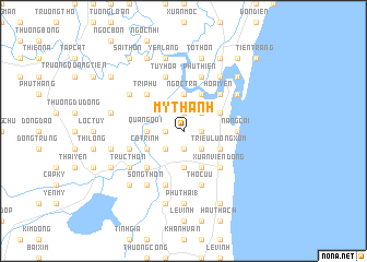 map of Mỹ Thành