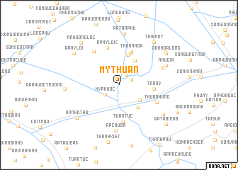 map of Mỹ Thuận