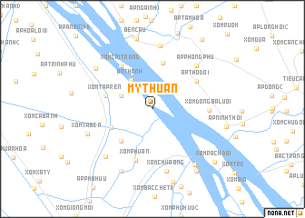 map of Mỹ Thuận