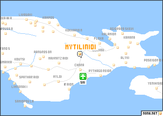 map of Mytilinioí