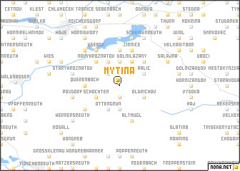 map of Mýtina