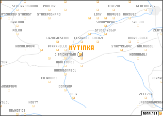 map of Mýtinka