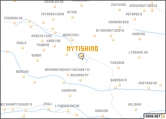 map of Mytishino