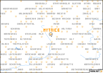 map of Mýtnice