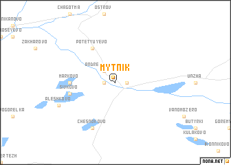 map of Mytnik