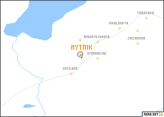 map of Mytnik