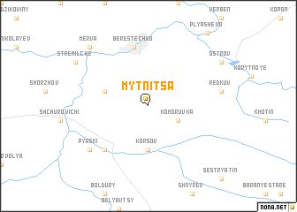 map of Mytnitsa