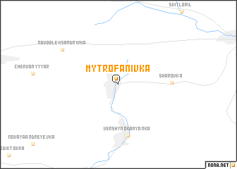 map of Mytrofanivka