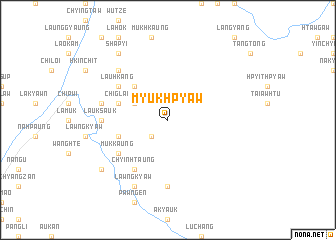 map of Myukhpyaw