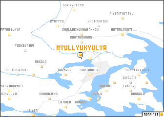 map of Myullyukyulya