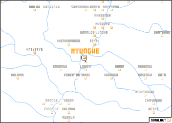map of Myungwe
