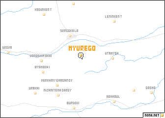 map of Myurego