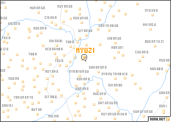 map of Myuzi