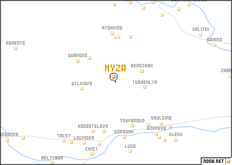 map of Myza