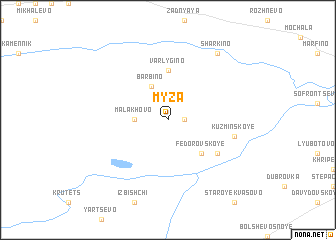 map of Myza