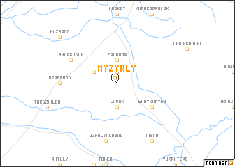 map of Myzyrly