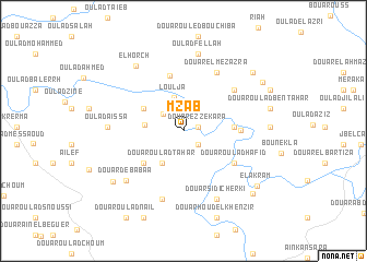 map of Mzab