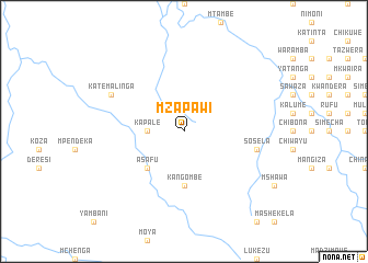 map of Mzapawi
