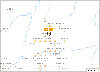 map of Mzema