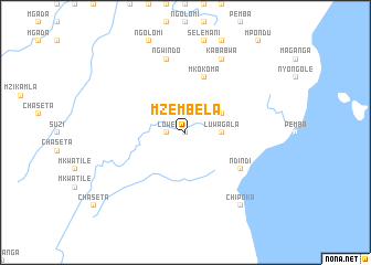 map of Mzembela