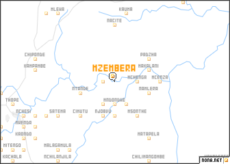 map of Mzembera