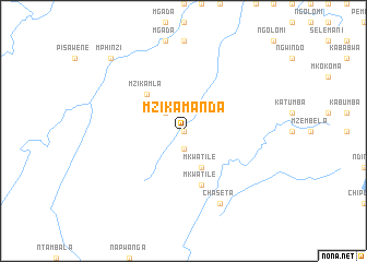 map of Mzikamanda