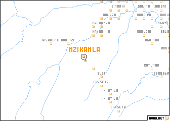 map of Mzikamla