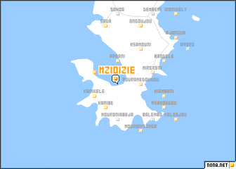 map of MʼZioizie