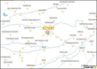 map of Mziuri