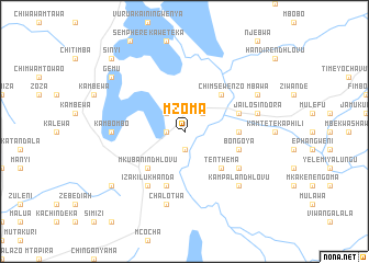 map of Mzoma