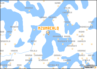 map of Mzumacalo