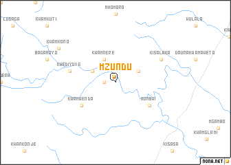 map of Mzundu