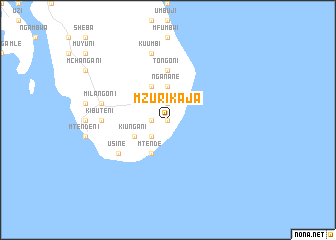 map of Mzurikaja