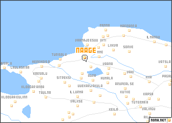 map of Naage