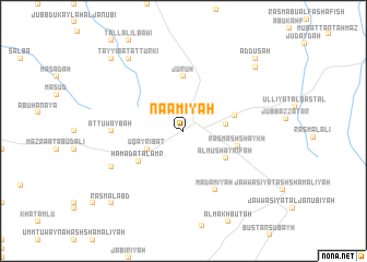 map of Na‘āmīyah