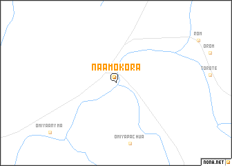 map of Naam Okora