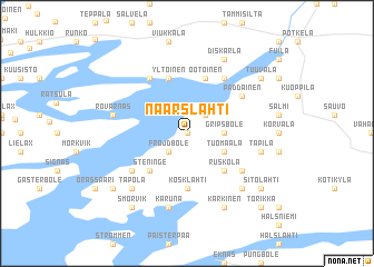 map of Naarslahti
